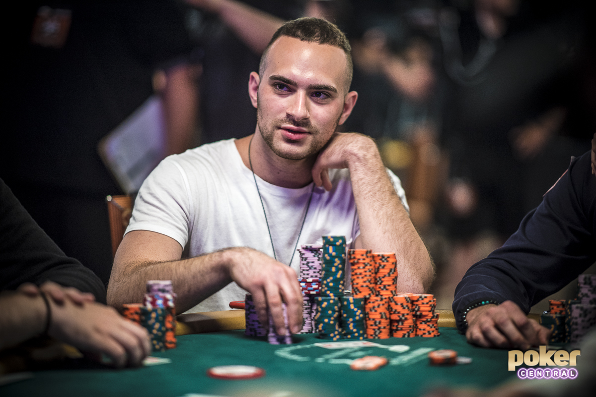 Leading into the dinner break here on Day 6 is Aram Zobian. The young pro from Cranston, RI has already locked up over $180,000 which has already surpassed his total career earnings of $110,000. While inexperienced on the big stage, Zobian has played like a seasoned veteran, chipping up throughout the day. It will be interesting to see if the moment gets to Zobian, or if he can carry his momentum to the final 9.