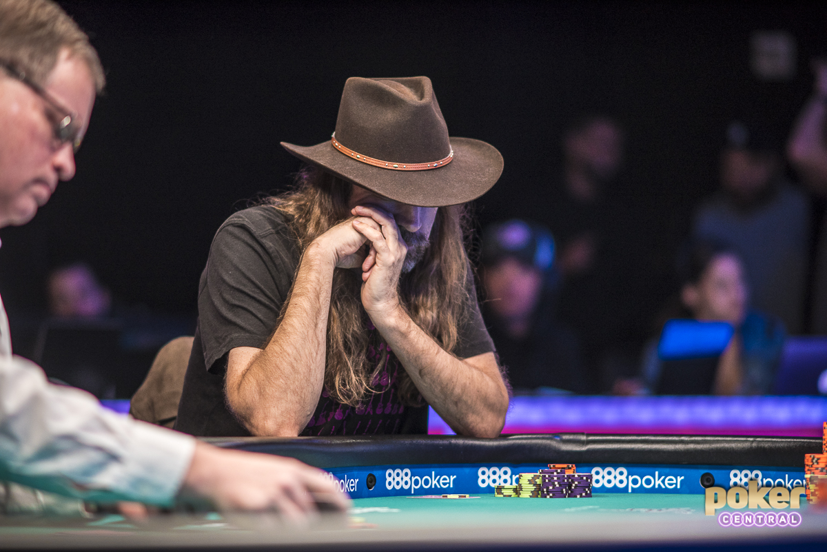 Chris Ferguson at the final table of a 2018 WSOP event.