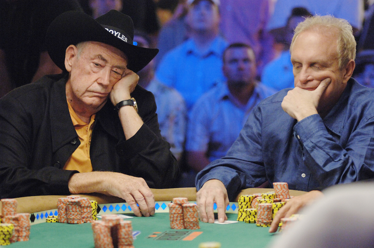 Legends of the game Doyle Brunson and Chip Reese were set to star in a pre-poker boom show with sky-high stakes if Mori Eskandani would've had his way. (PokerPhotoArchives)