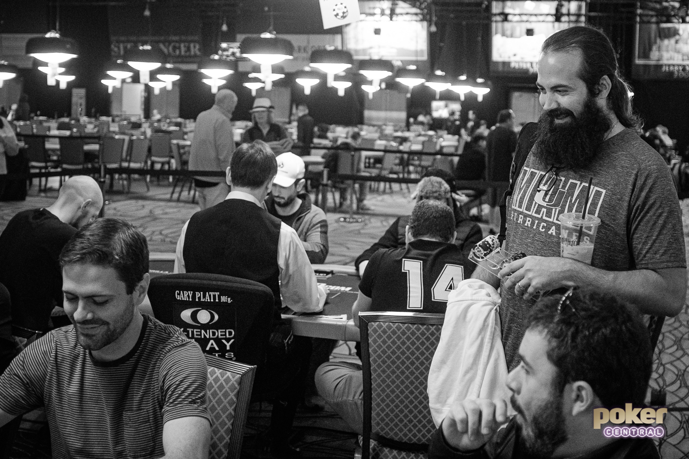 Jason Mercier all smiles upon his return to the World Series of Poker.