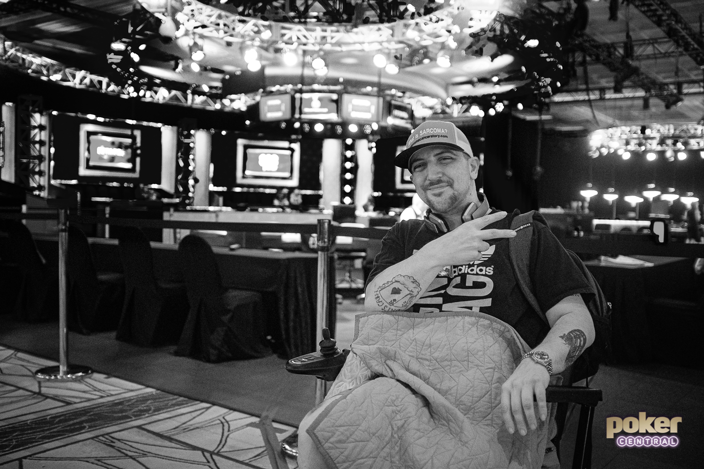 Kevin Roster's poker journey was about more than getting results, it was about raising awareness for sarcoma, a disease that's slowly taking control of his body.