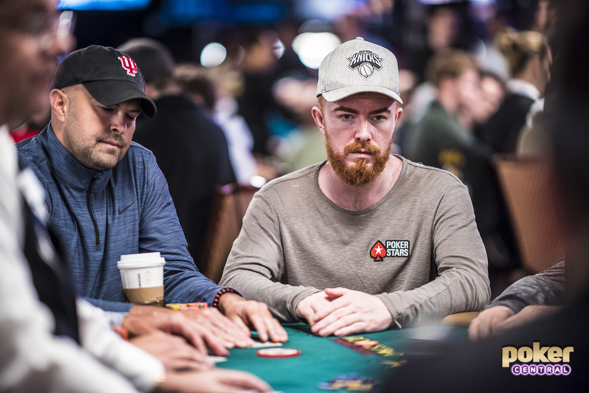 Jake Cody in action during the 2019 World Series of Poker Main Event.