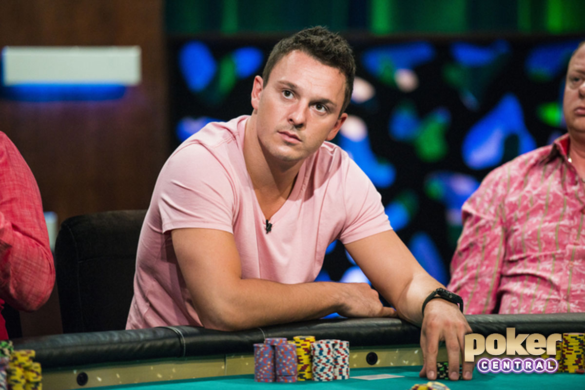 Sam Trickett during the 2015 Super High Roller Cash Game on PokerGO.