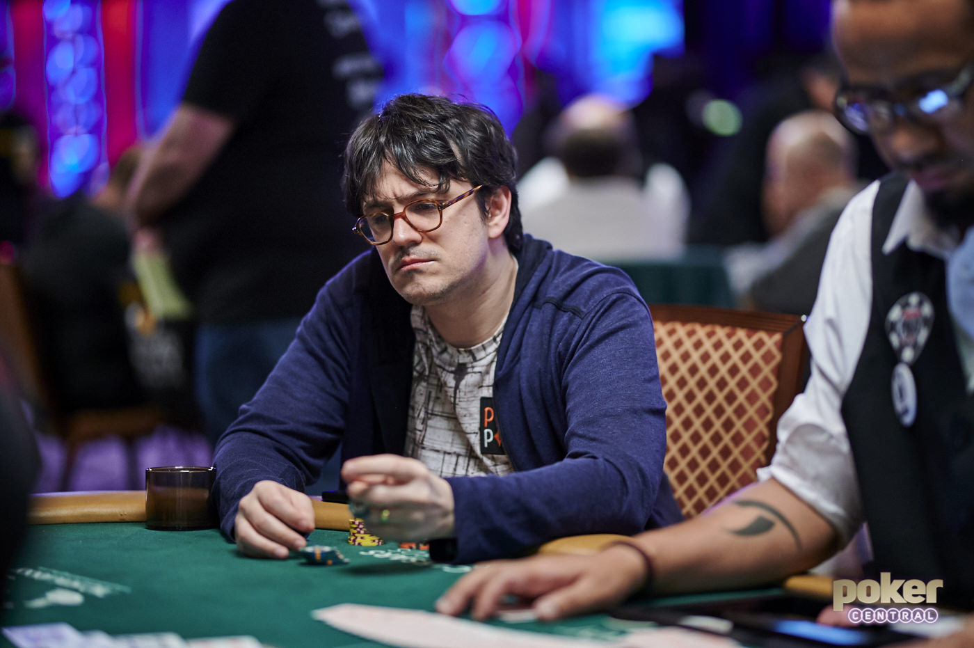 Isaac Haxton during the 2019 World Series of Poker.