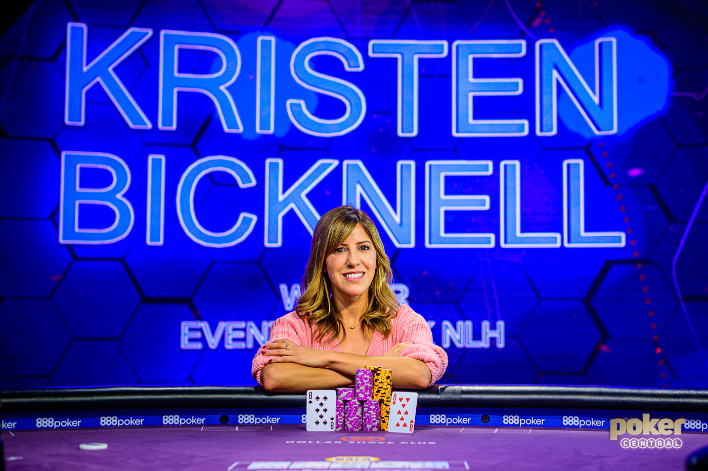 Kristen Bicknell claimed the biggest victory of her poker career at the 2019 Poker Masters.