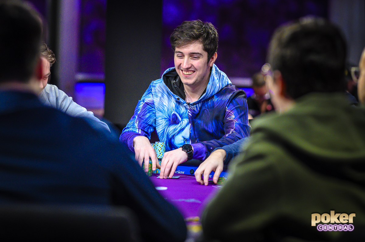 Ali Imsirovic was all smiles during Day 2 of Super High Roller Bowl V.
