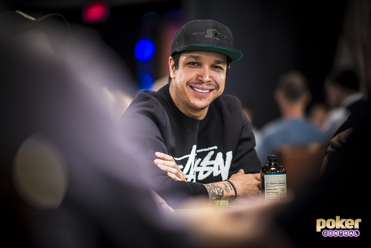 Felipe Ramos in action during the 2018 World Series of Poker.