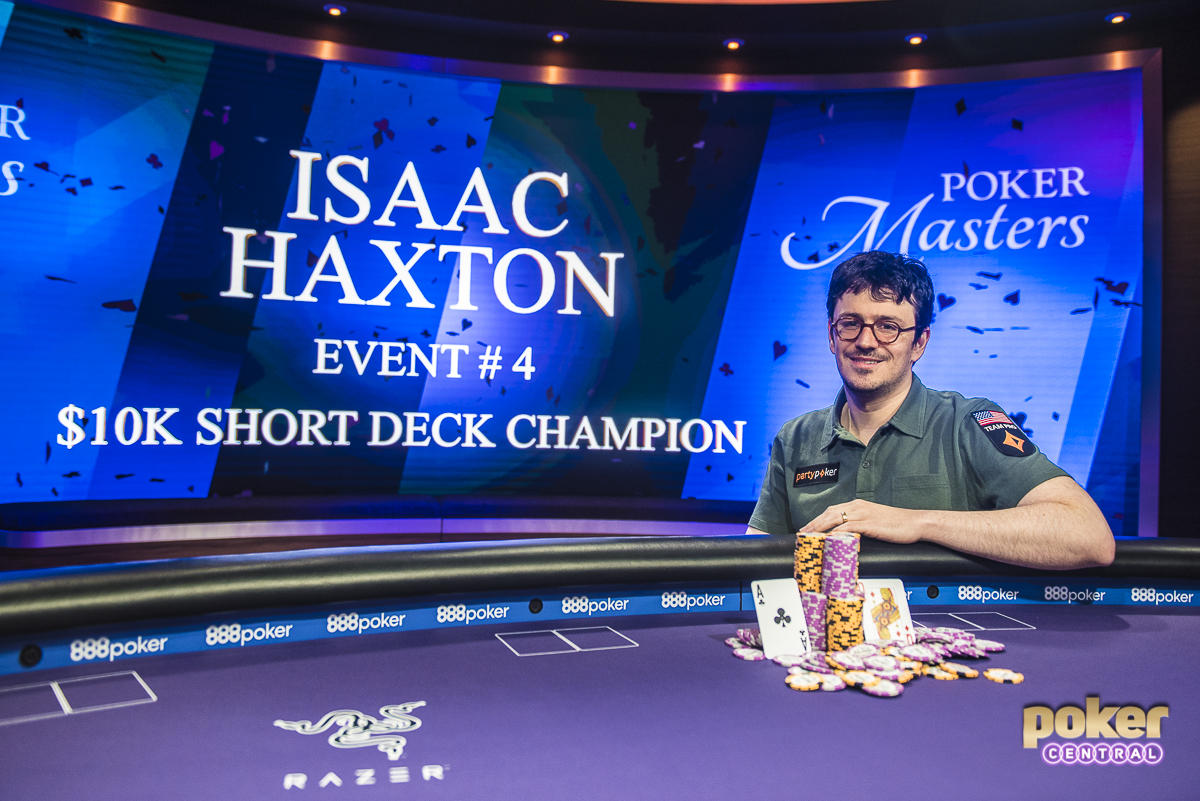 Playing Short Deck Poker for the very first time, Isaac Haxton took down the 2018 Poker Masters $10,000 Short Deck tournament. Haxton collected $176,000 for just the fifth outright win of his tournament career.