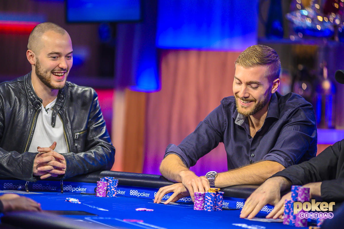 Sean Winter and Manig Loeser at the Event #2 final table.