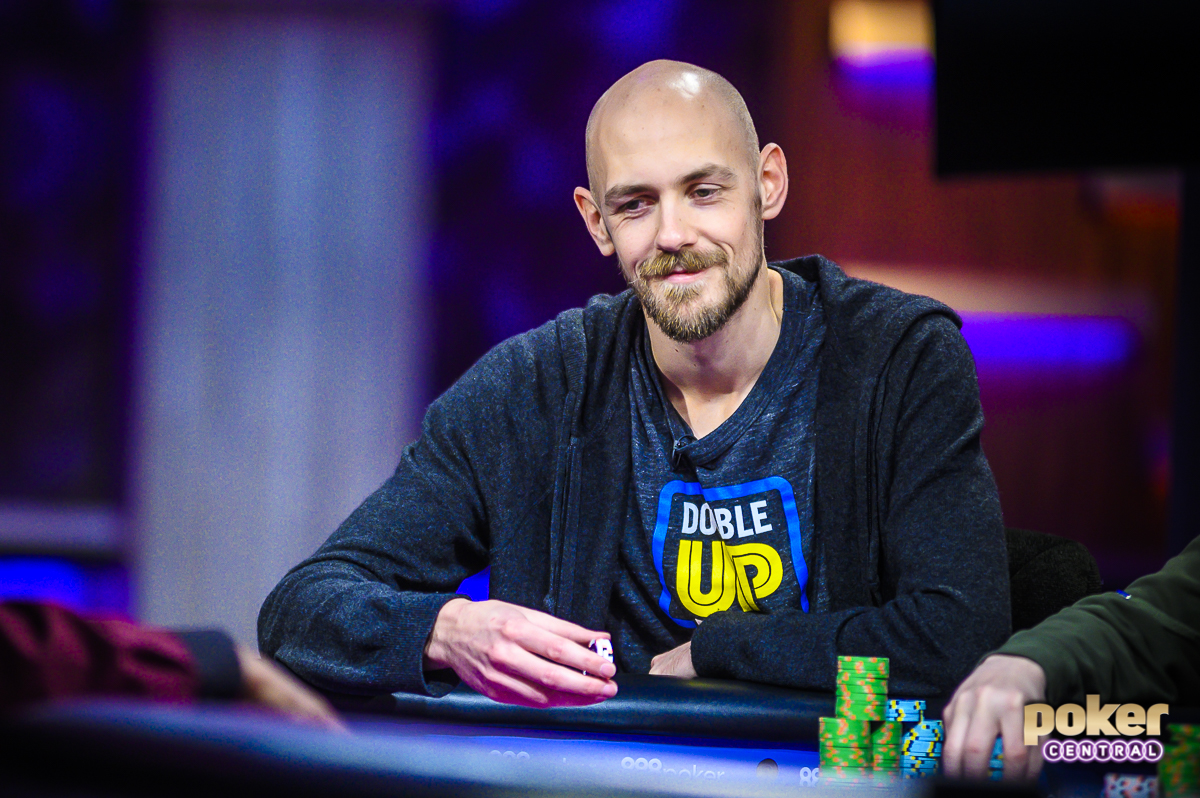 Stephen Chidwick at the final table of Super High Roller Bowl V.