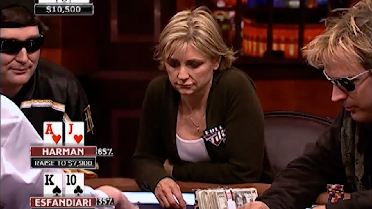 WATCH Jennifer Harman Gets Hit By a Cold Deck PGT