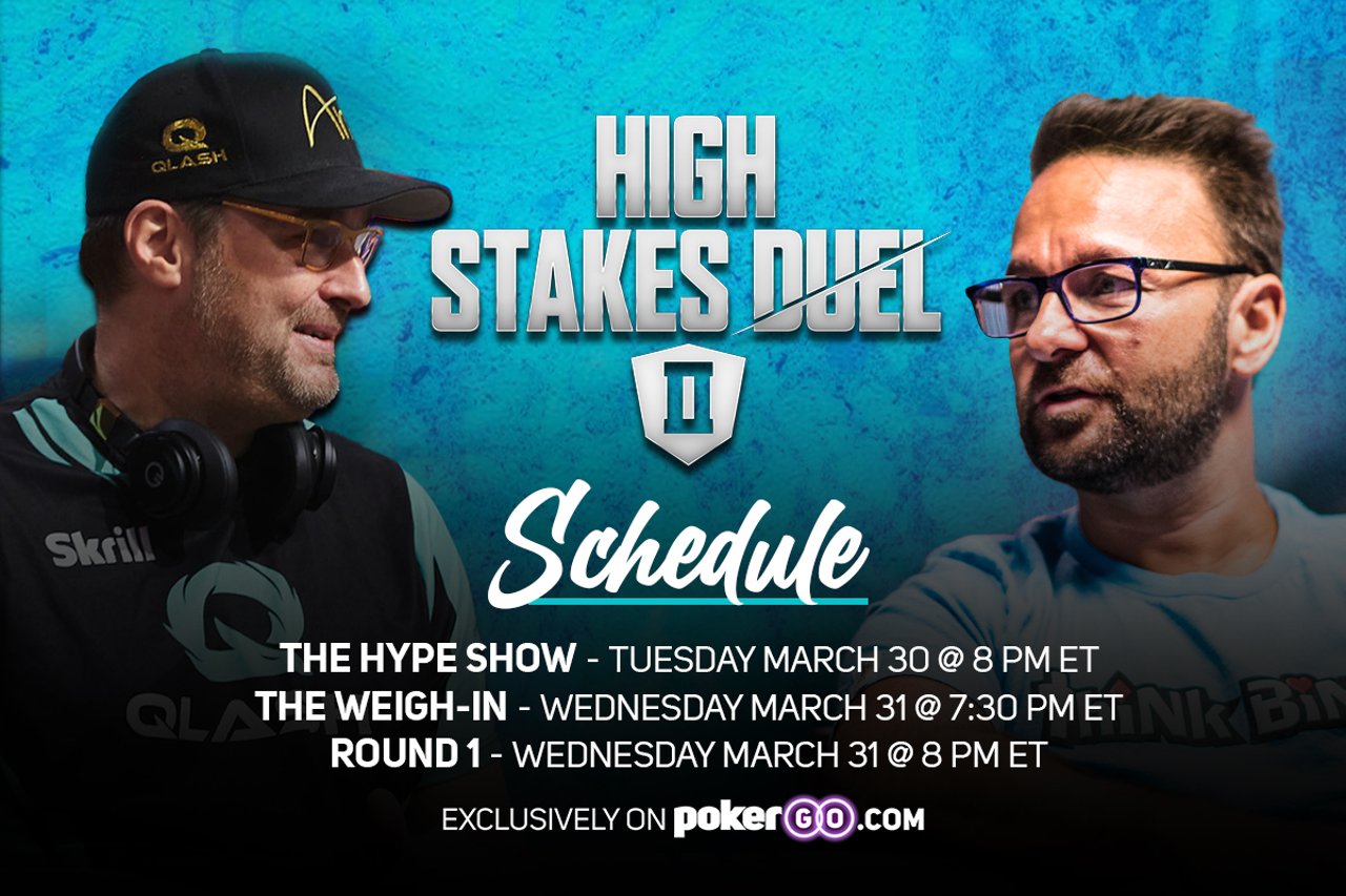 Round 1 of High Stakes Duel II Schedule - 3 Different Shows Over 2 ...