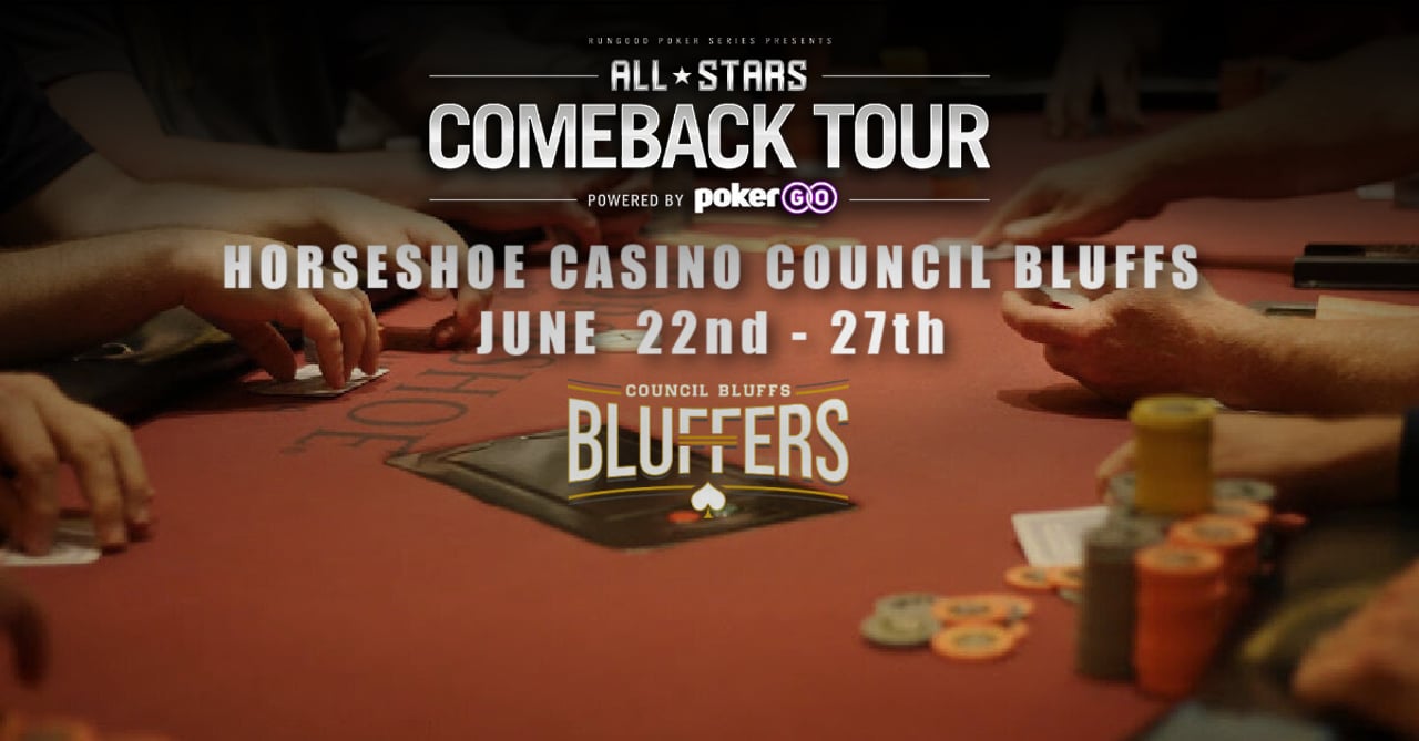 RunGood Poker Series Horseshoe Council Bluffs June 2227 PGT