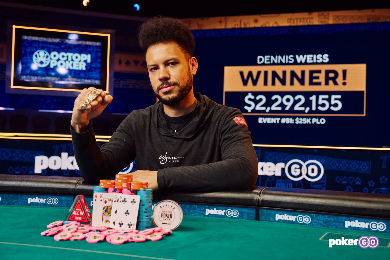 Dennis Weiss nyertes képe a WSOP 2025-ön