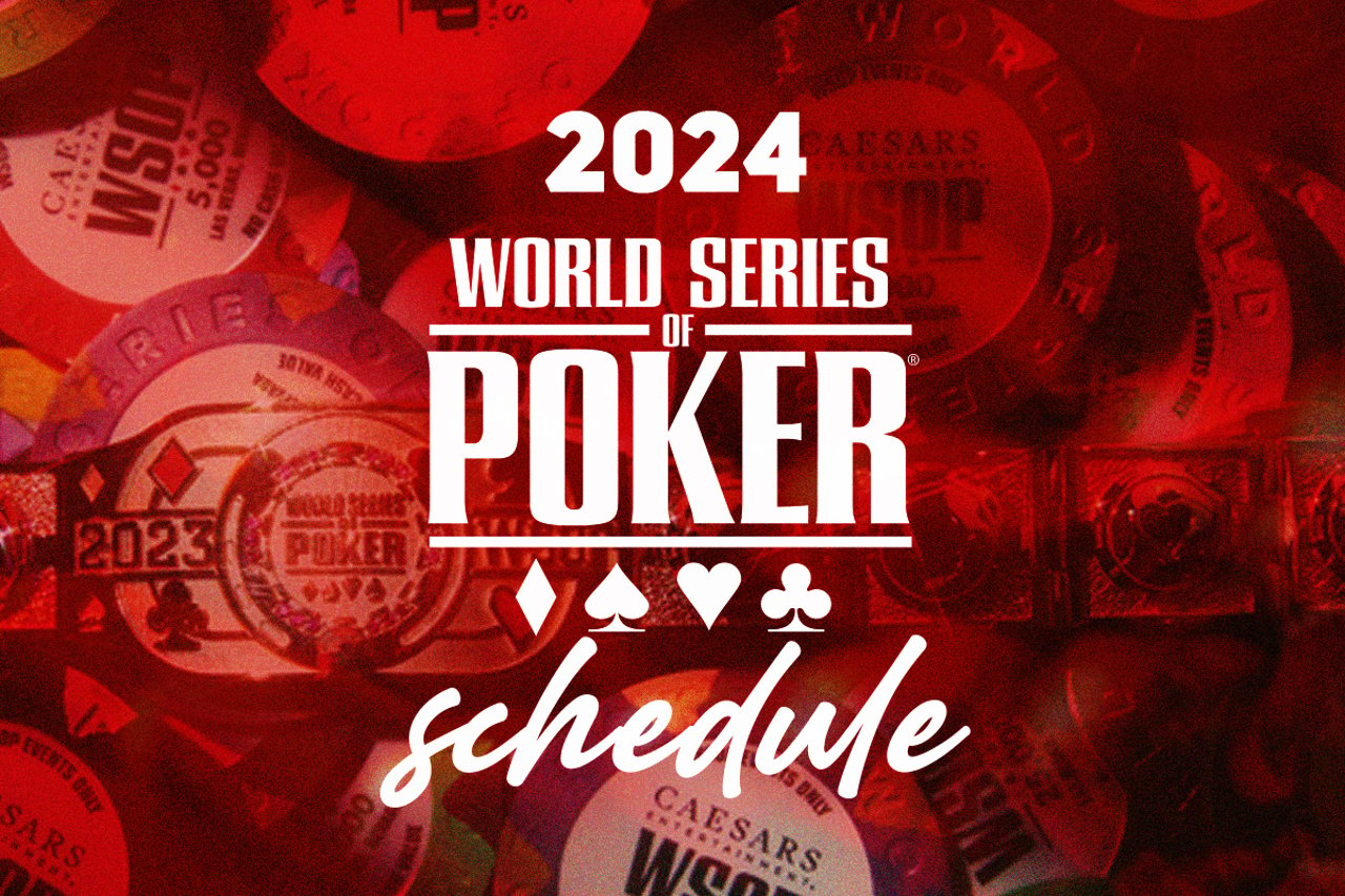 Full 2024 WSOP Schedule; 99 Live Gold Bracelet Events PGT