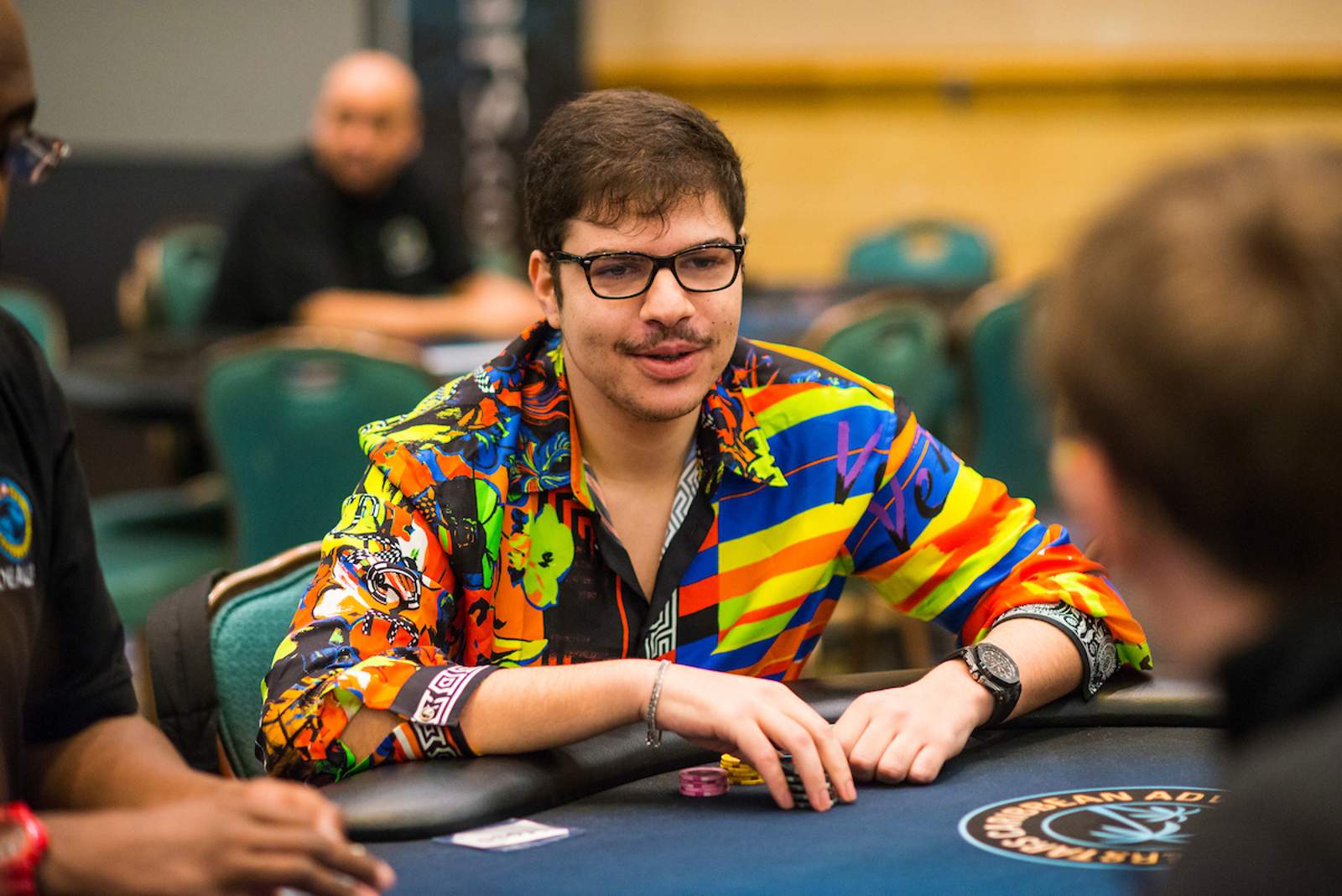 Mustapha Kanit Bags Huge Lead in Day 3 Aussie Millions Main