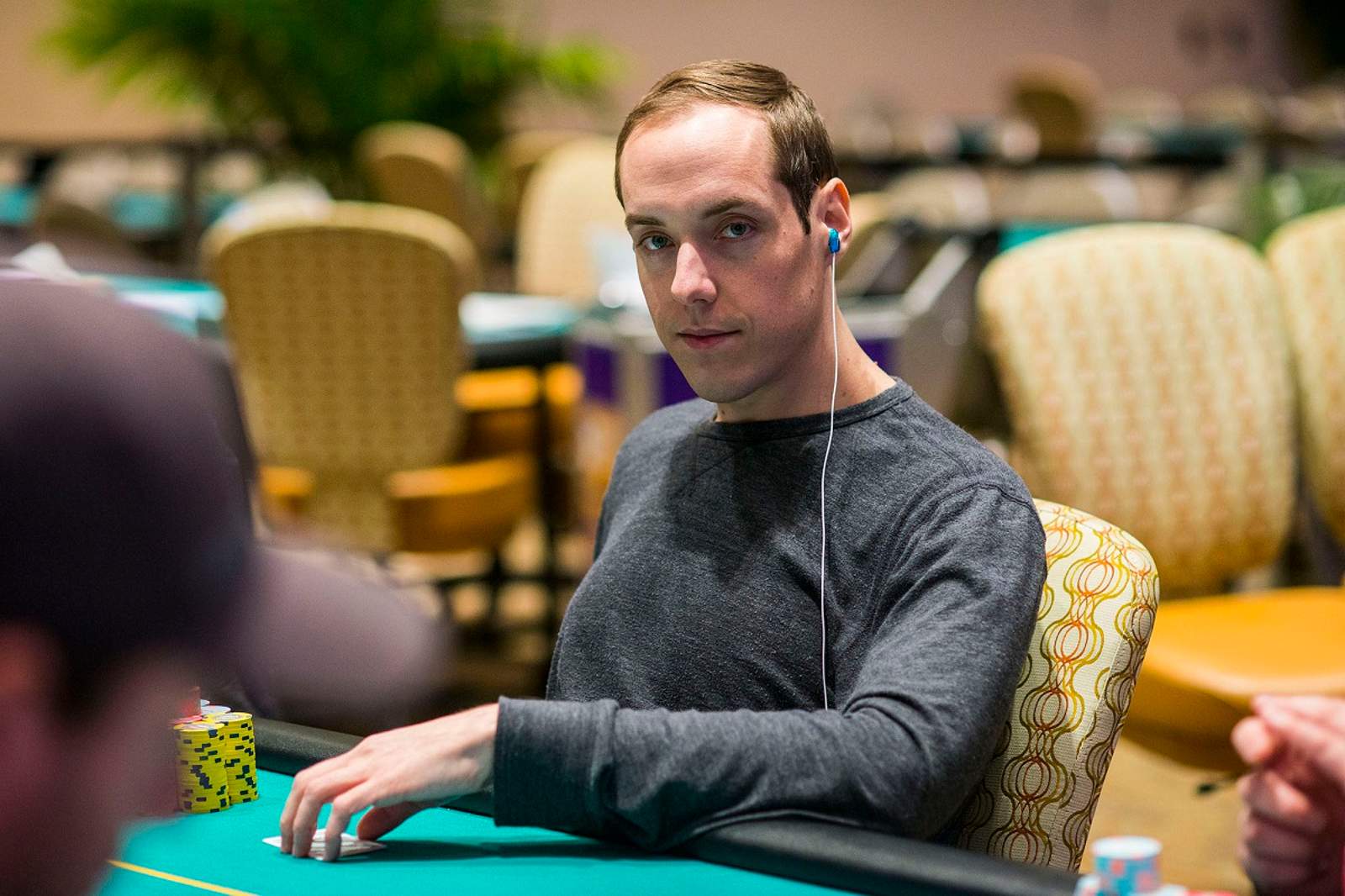 Nathan Bjerno Massive Leader at WPT Borgata Final Table