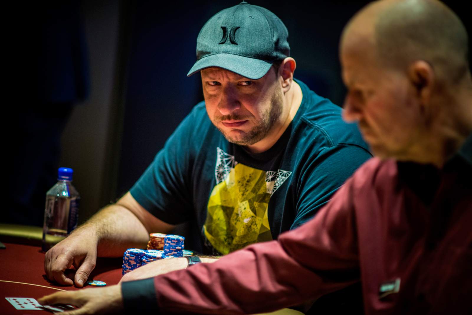 Richard Kirsch Controls $10K PLO Final Table Chip Lead