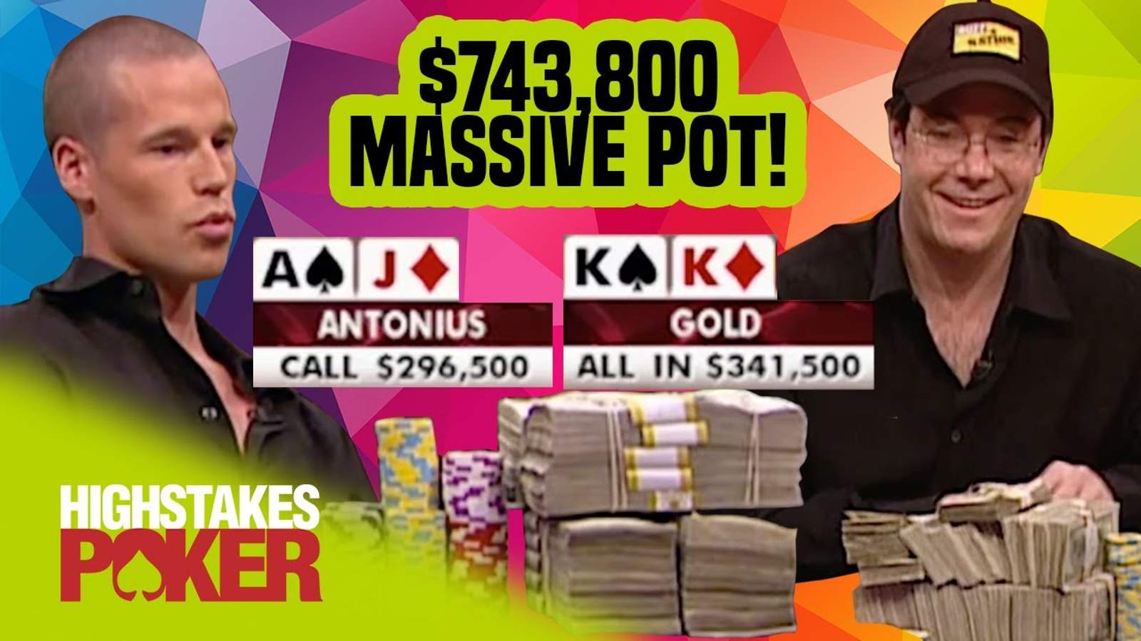 High Stakes Poker Clash with Jamie Gold and Patrik Antonius