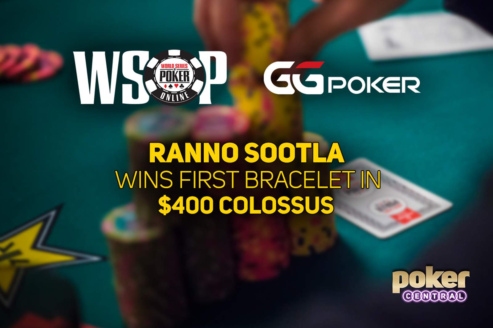Ranno Sootla Wins GGPoker WSOP Online $400 COLOSSUS for $595,930