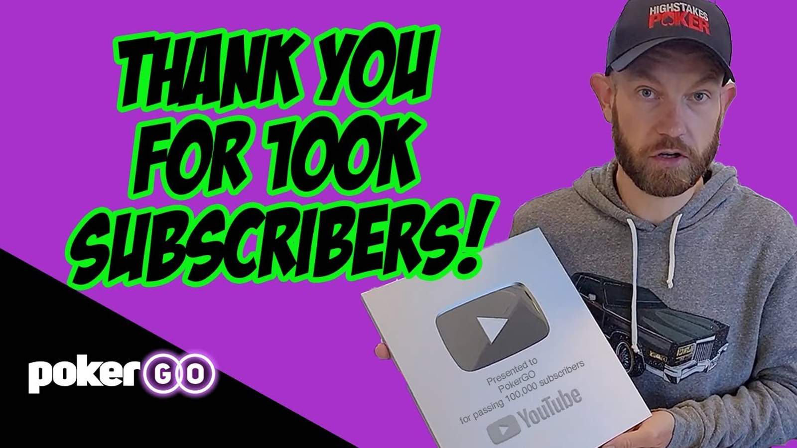 PokerGO Celebrates 100,000 YouTube Subscribers!