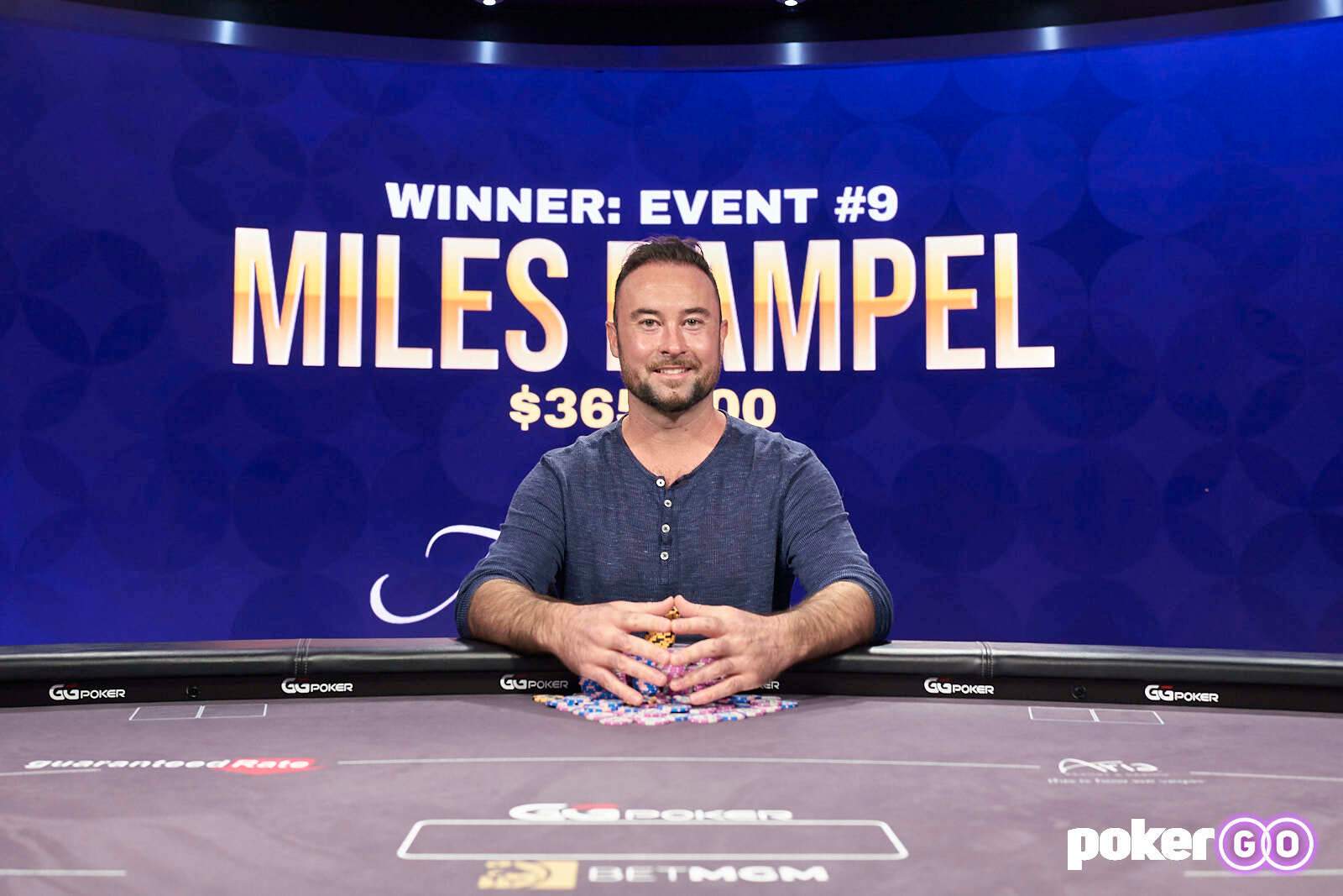 Miles Rampel Wins Event #9: $25,000 PLO at the 2021 Poker Masters for $365,500