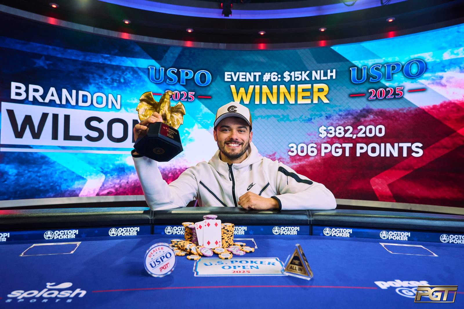 Brandon Wilson Wins 3rd Career PGT Title in Event #6 of the 2025 U.S. Poker Open