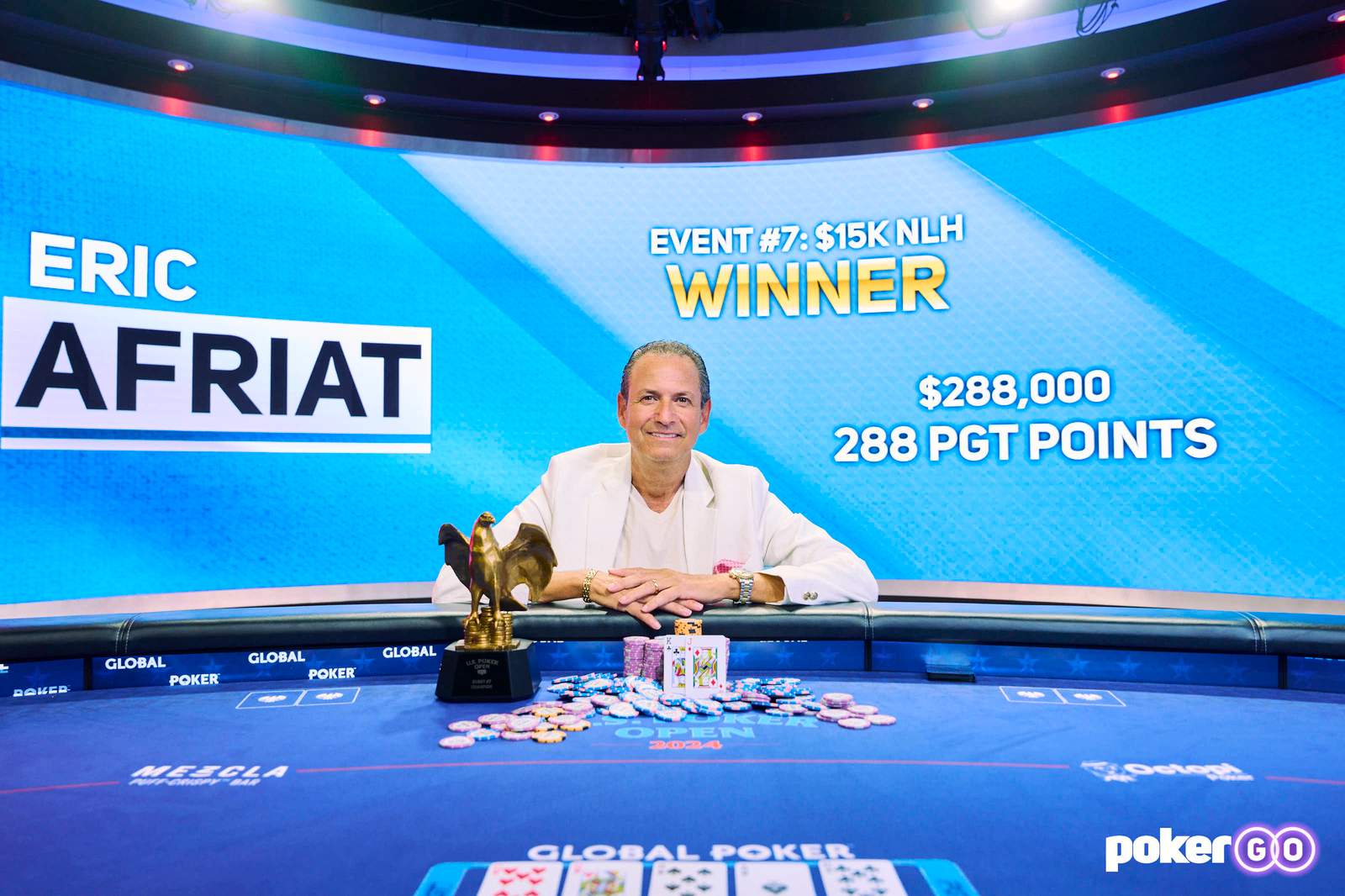 Eric Afriat Captures First Career PGT Title in Event #7: $15,100 No-Limit Hold'em