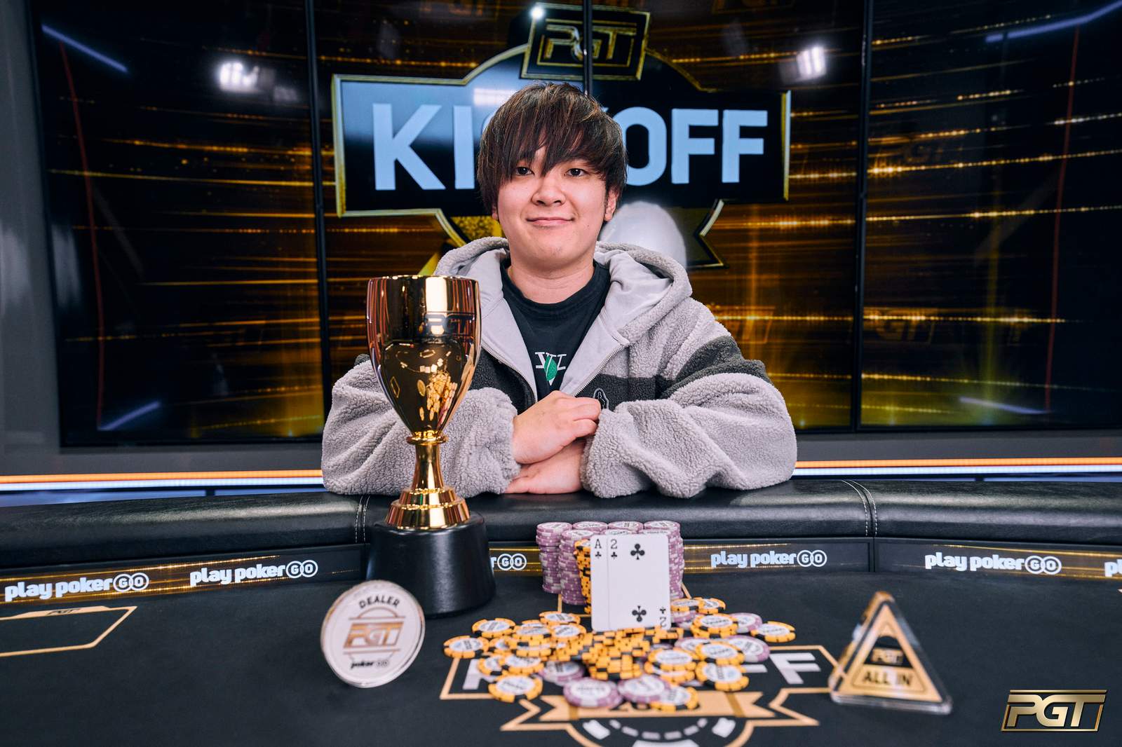 Star Japanese Poker Vlogger Masato Yokosawa Wins 1st PGT Title
