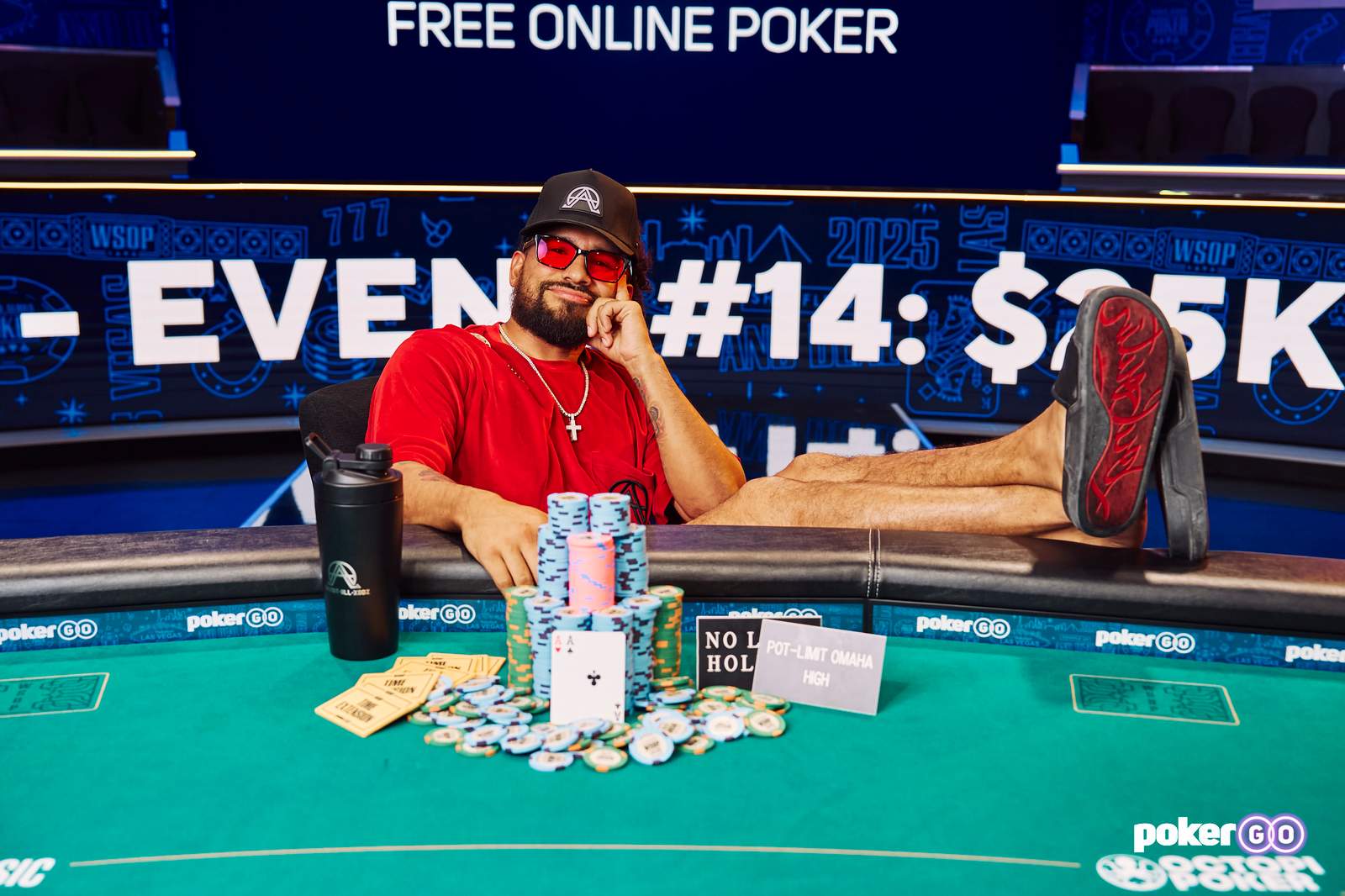 Lou Garza Wins 2nd WSOP Bracelet in $25k NLH/PLO High Roller