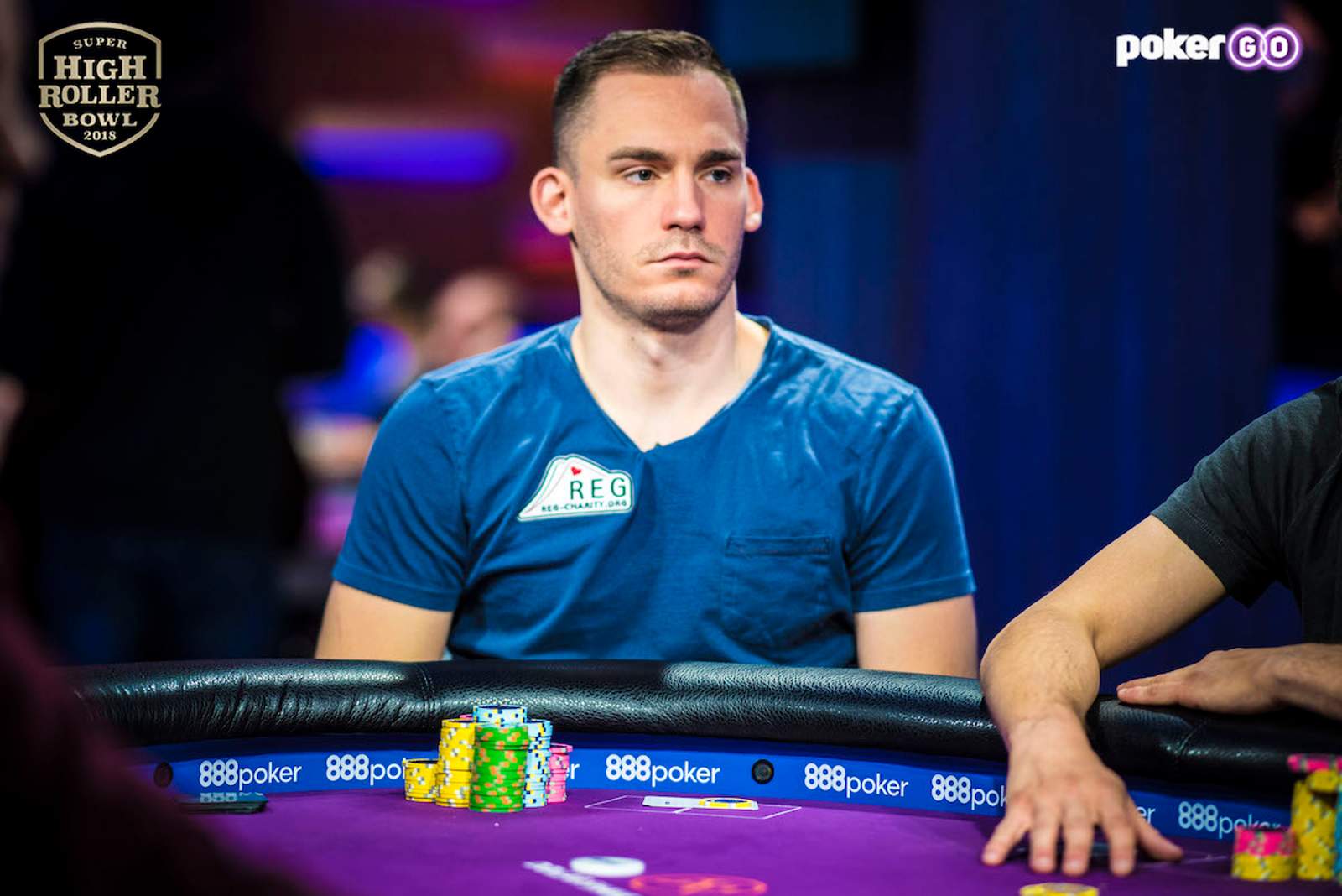 Justin Bonomo Continues Dominant Year with Super High Roller Bowl Chip Lead