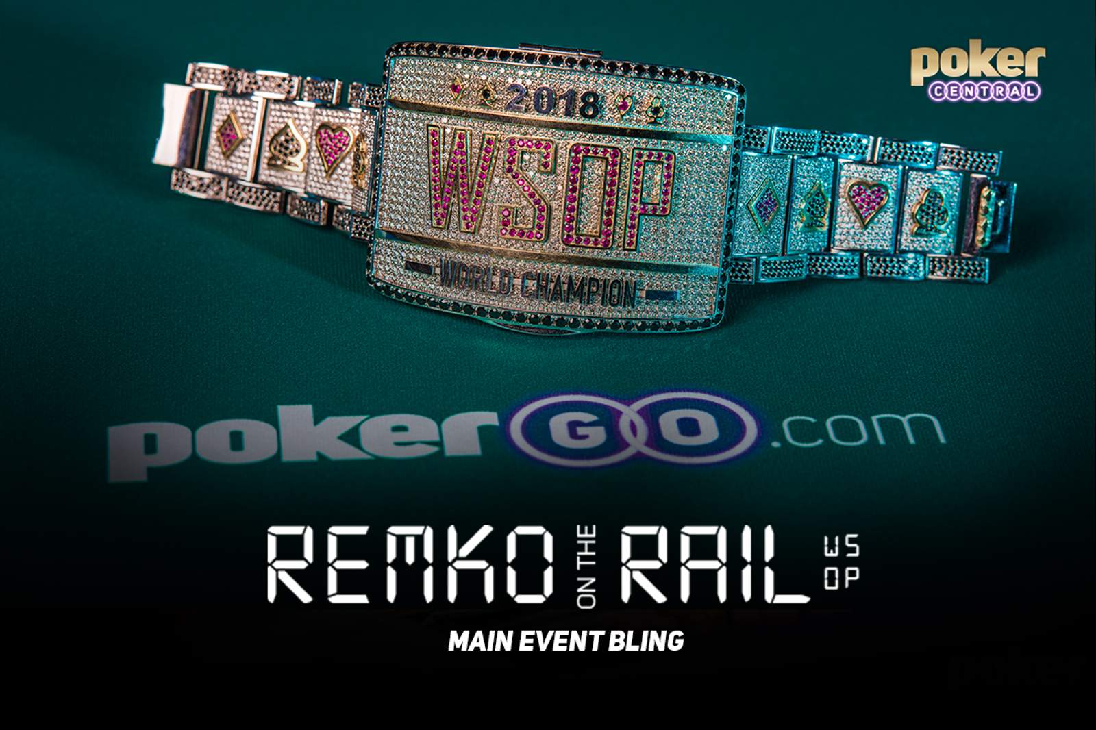 Remko on the Rail - Main Event Bling!