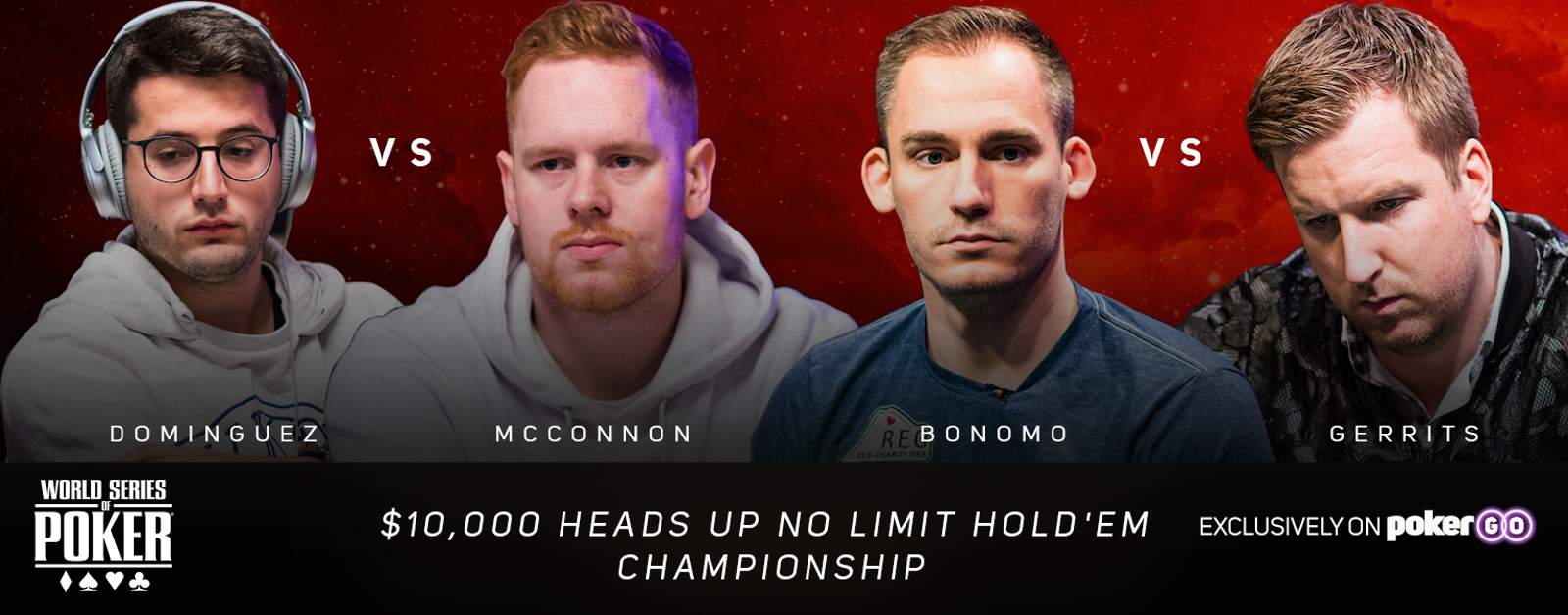 Bonomo Goes For Second Bracelet in $10K Heads Up Championship, Live on PokerGO