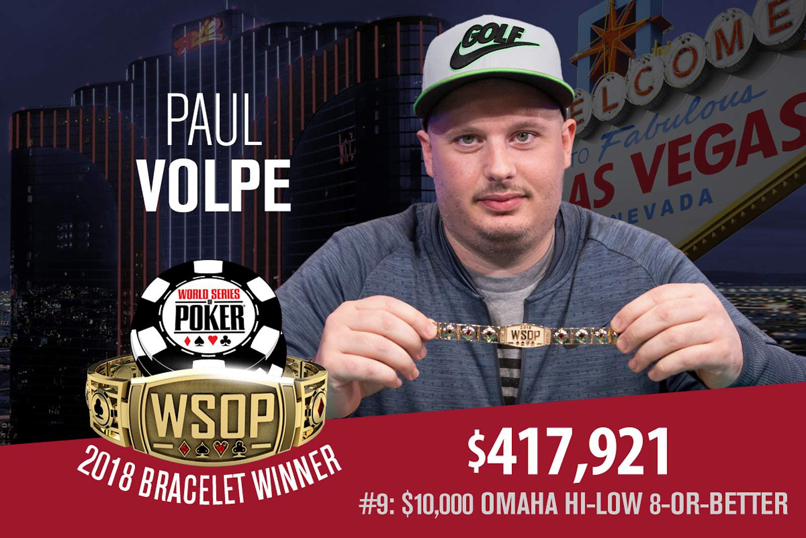 Paul Volpe Wins WSOP Bracelet #3 on PokerGO