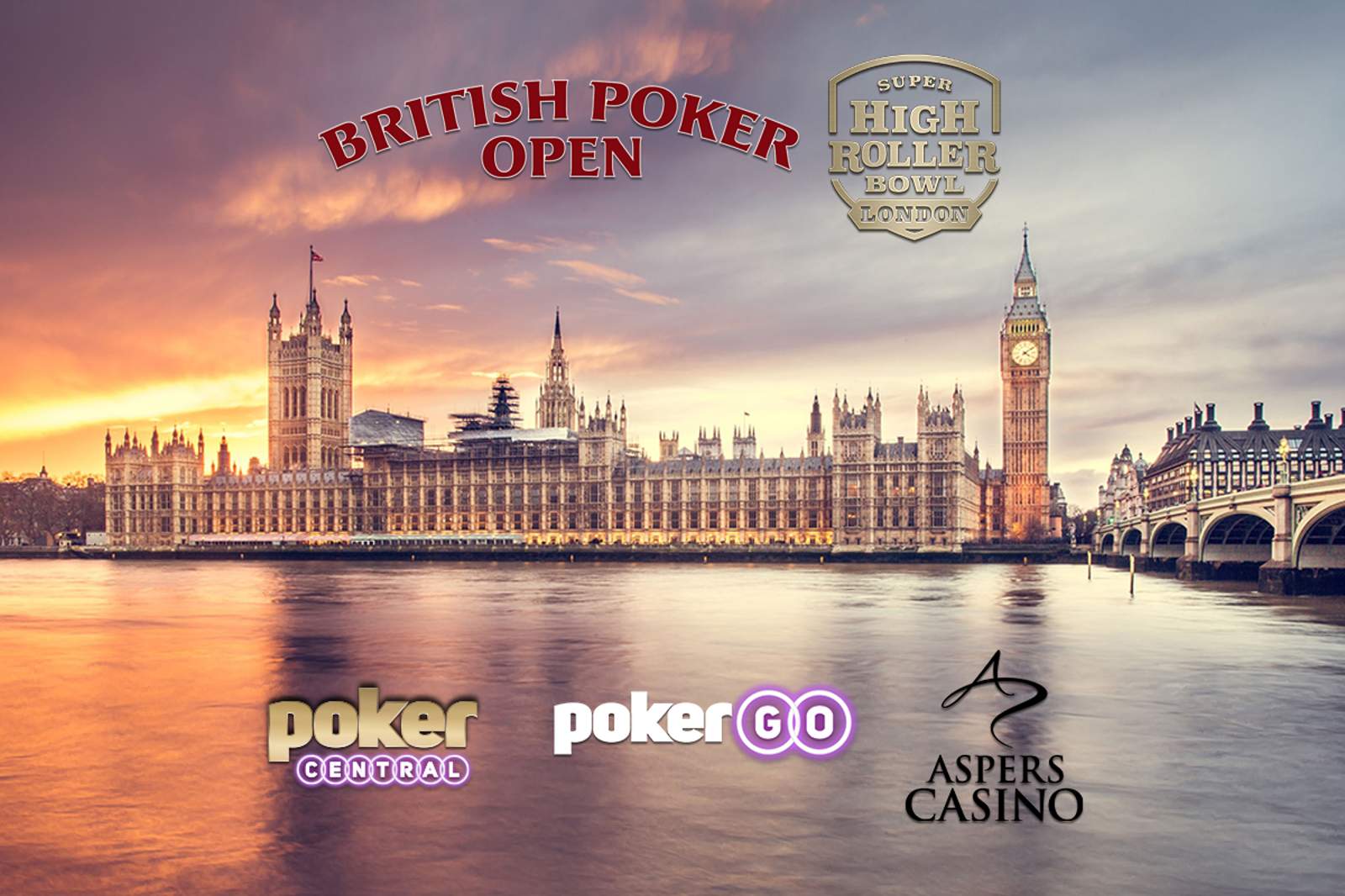 Poker Central Expands Poker Majors to Europe with British Poker Open and Super High Roller Bowl London