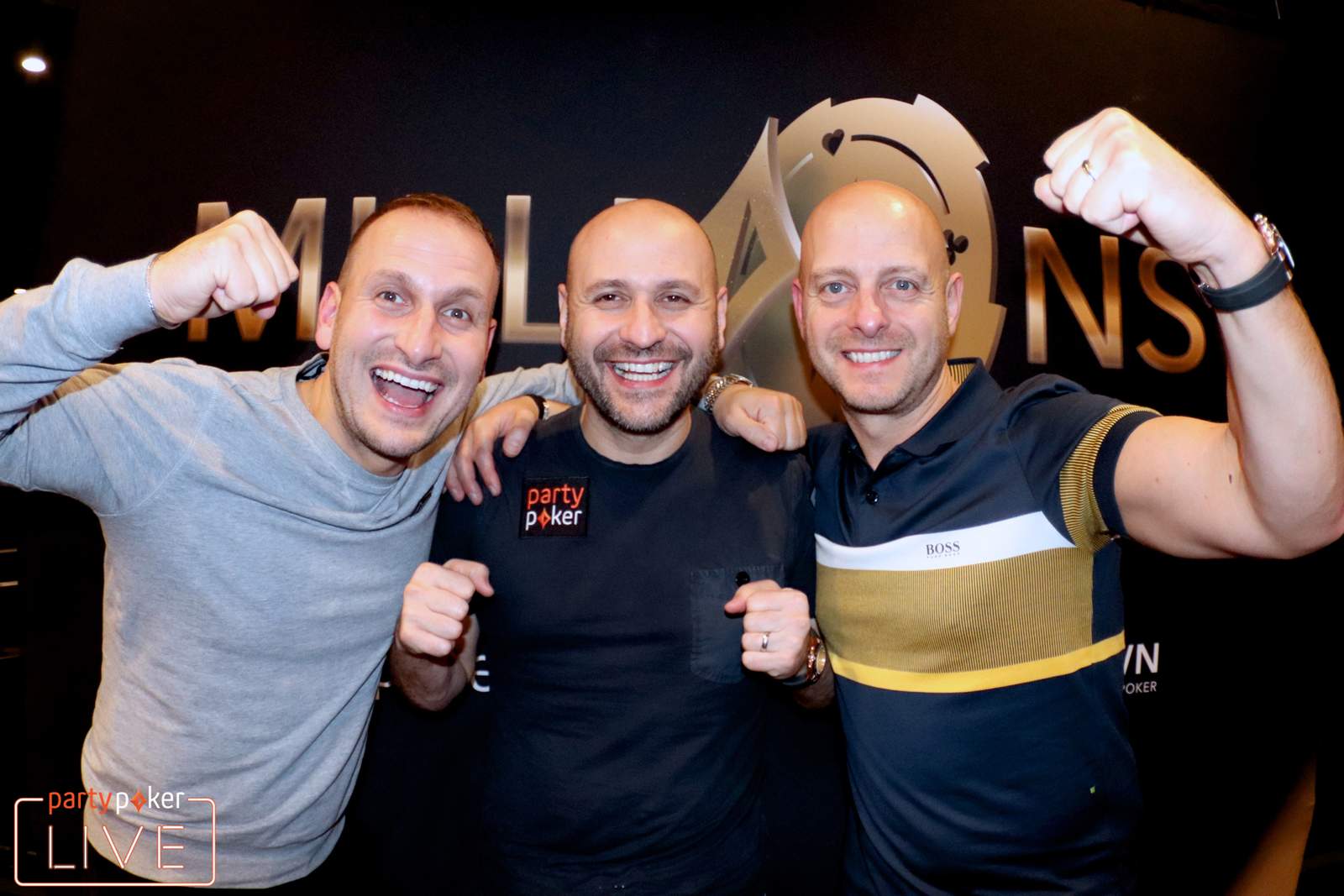 Three Romanello Brothers Headline partypoker LIVE UK Millions Main Event Day 3
