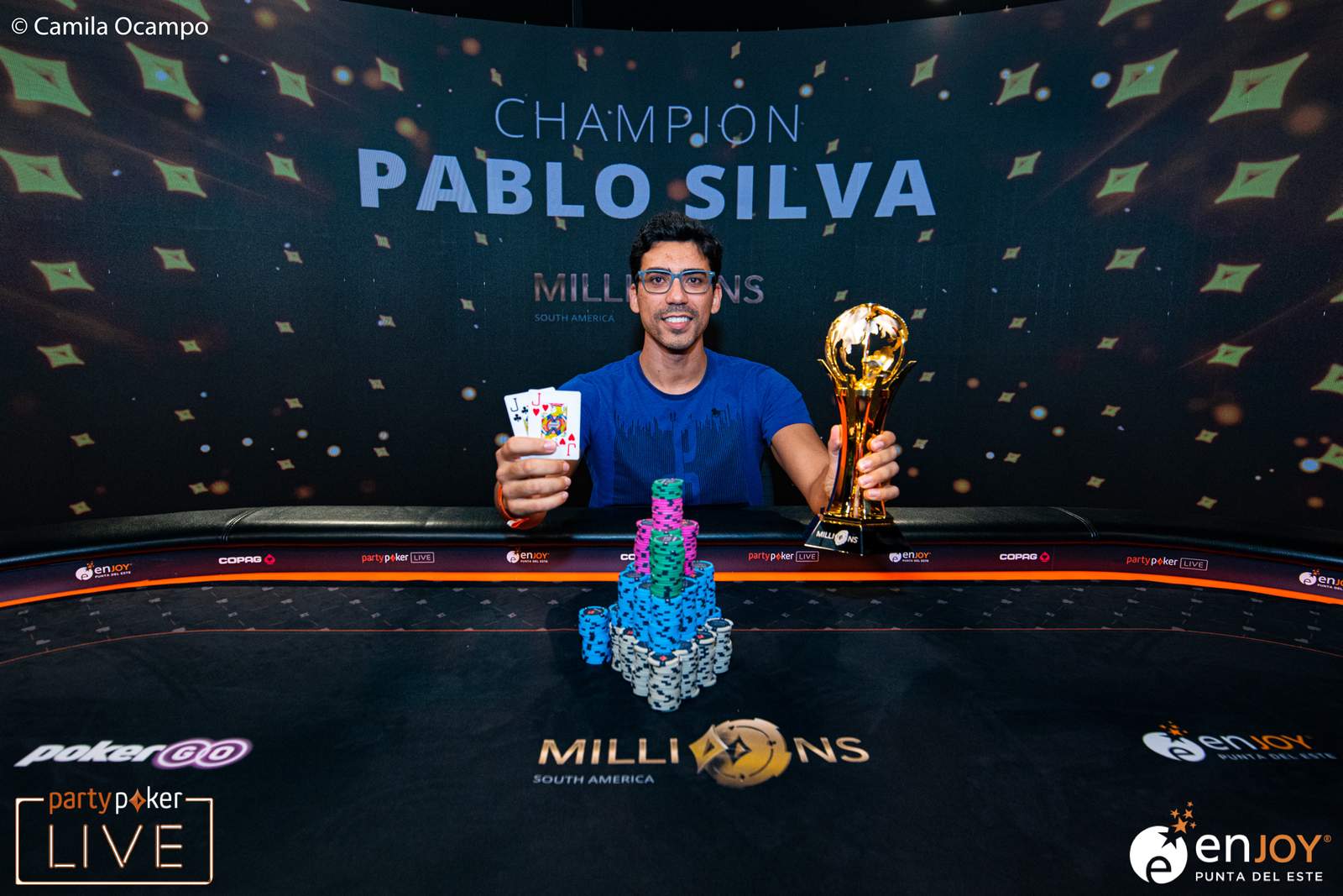 Brazilian Pablo Silva Wins the partypoker LIVE MILLIONS Main Event South America for $1,000,000!