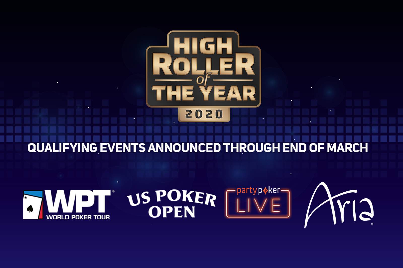 High Roller of the Year Schedule Announced Through March