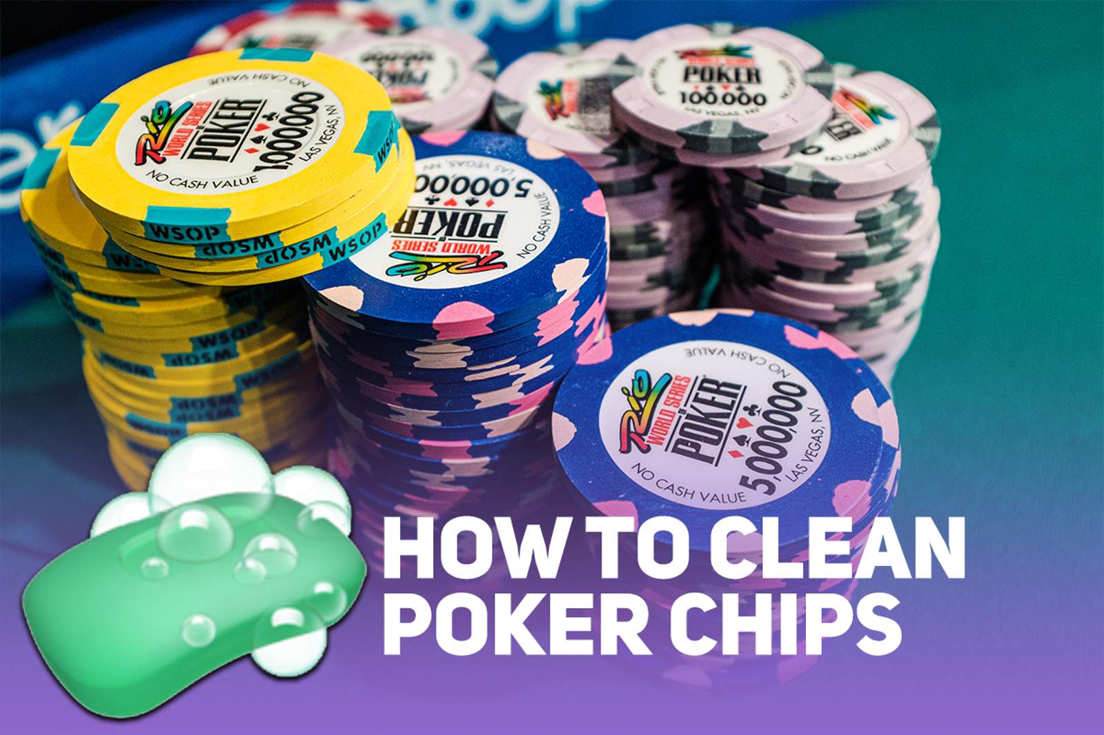 How to Clean Poker Chips