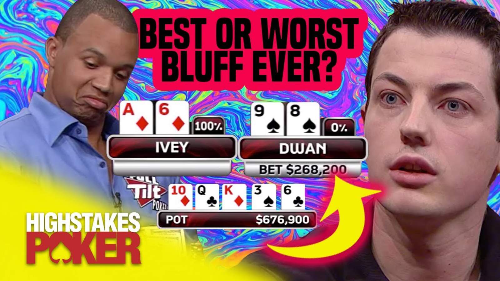 Tom Dwan Bluff vs Phil Ivey on High Stakes Poker
