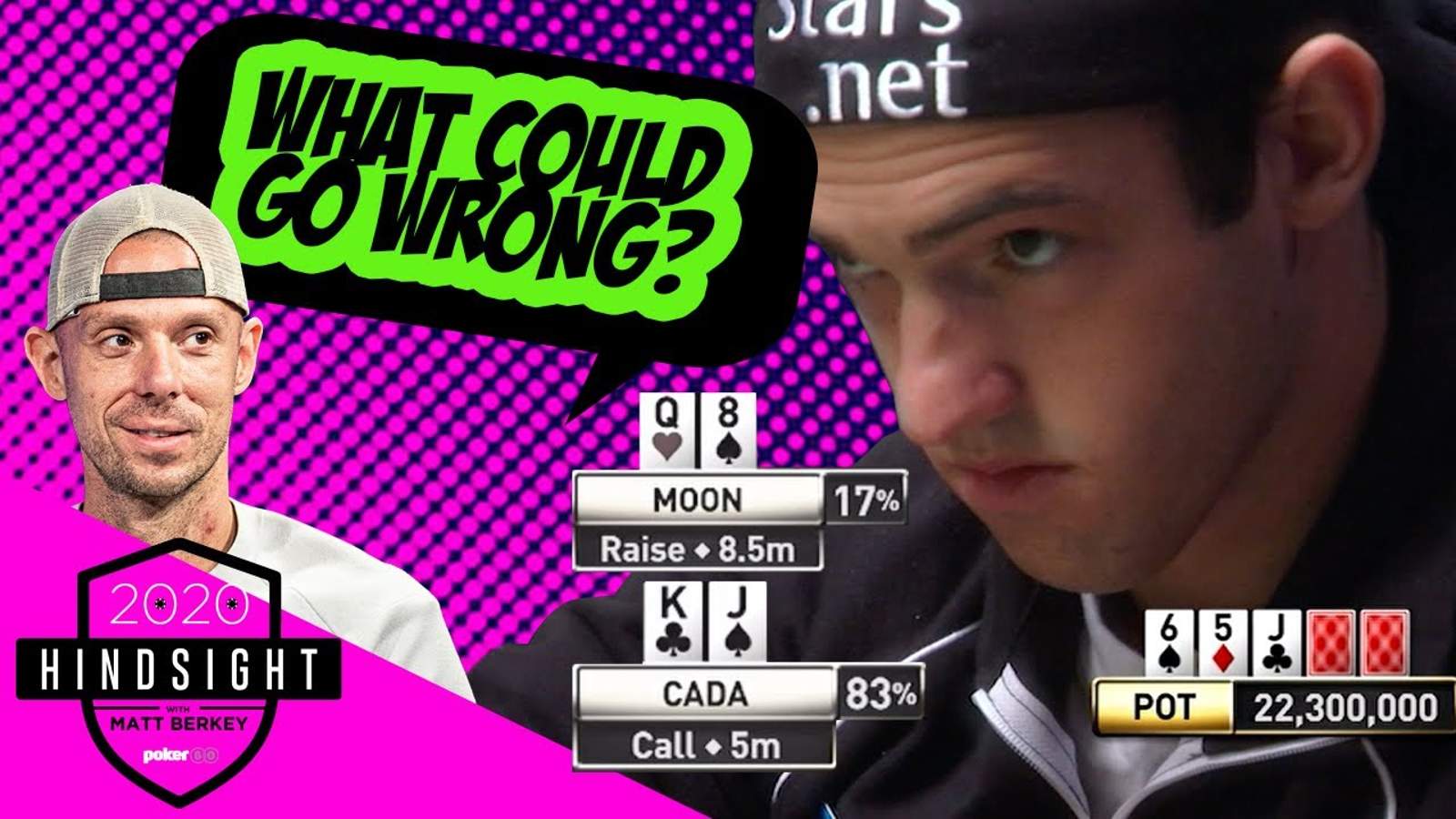 Poker Strategy with Matt Berkey - Darvin Moon vs Joe Cada