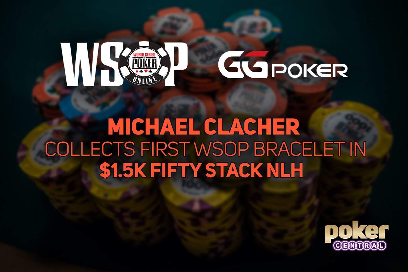Michael Clacher Collects First Bracelet in GGPoker WSOP Online $1,500 FIFTY STACK for $297,496