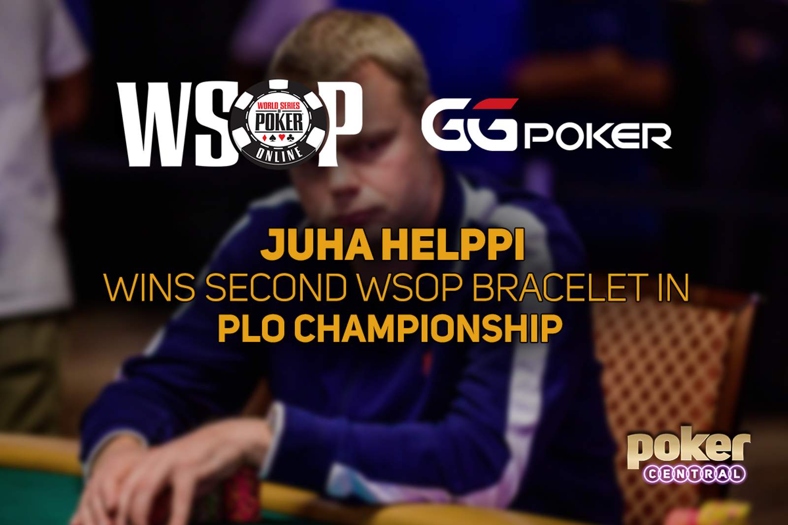 Juha Helppi Wins GGPoker WSOP Online $5,000 PLO Championship for $290,286 and Second Bracelet