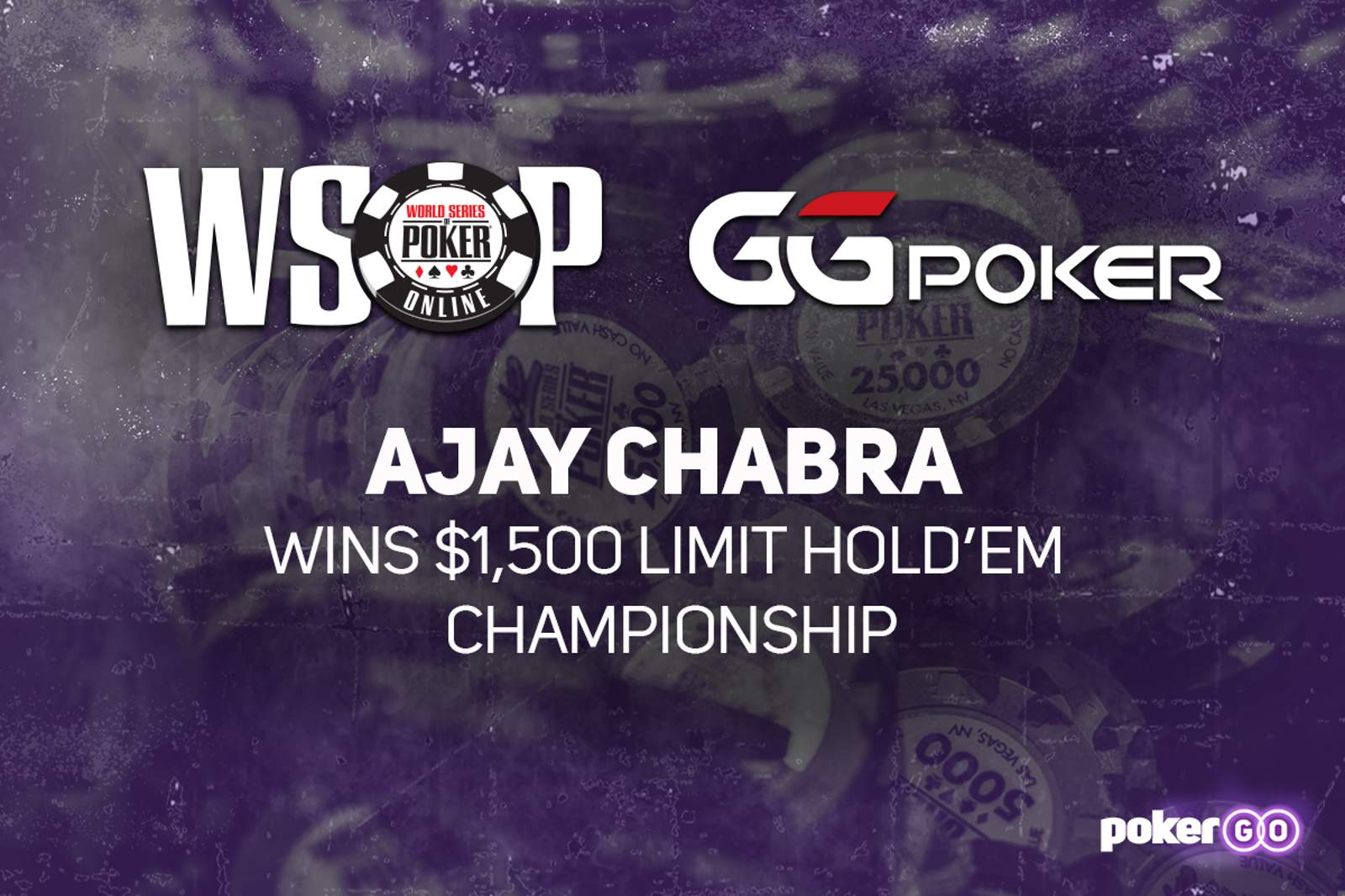 Ajay Chabra Wins First Bracelet in GGPoker WSOP Online $1,500 Limit Hold'em Championship for $77,475