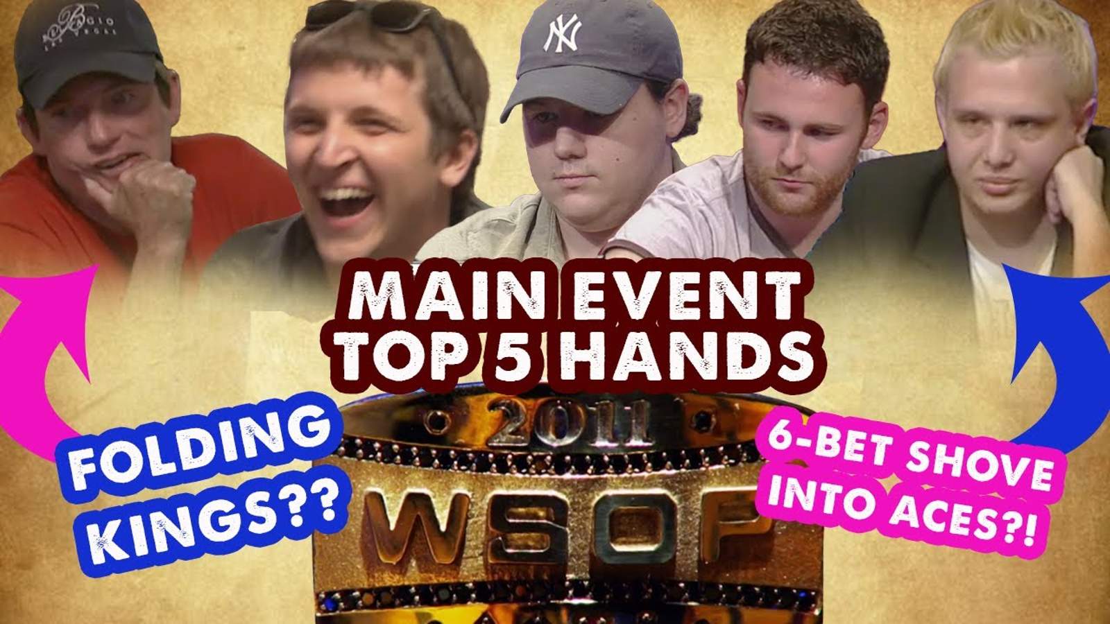 Watch the Top 5 Hands from the 2011 WSOP Main Event Now