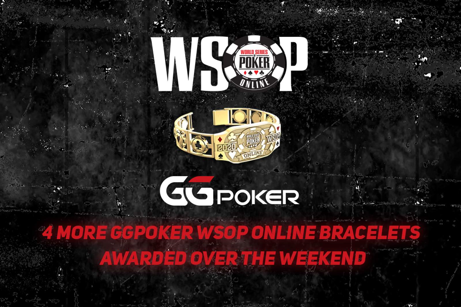Four Bracelets Awarded on GGPoker WSOP Online Over Weekend