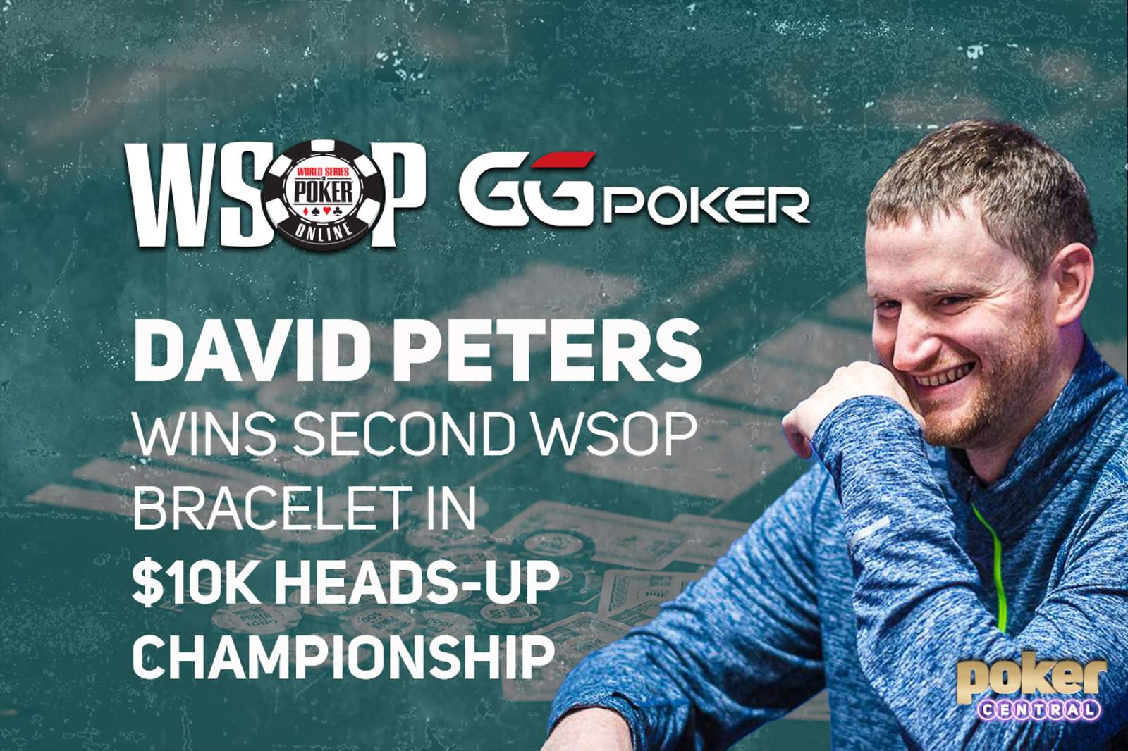 David Peters Wins Second Bracelet in GGPoker WSOP Online $10K Heads-Up Championship for $360,480