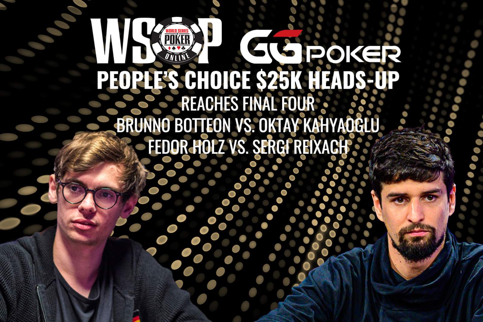 Final Four Reached in GGPoker WSOP Online People's Choice $25,000 Heads-Up - Continues Sunday, September 6