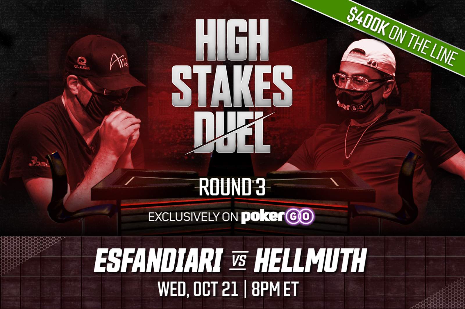 Round 3 of High Stakes Duel Announced for Wednesday, October 21