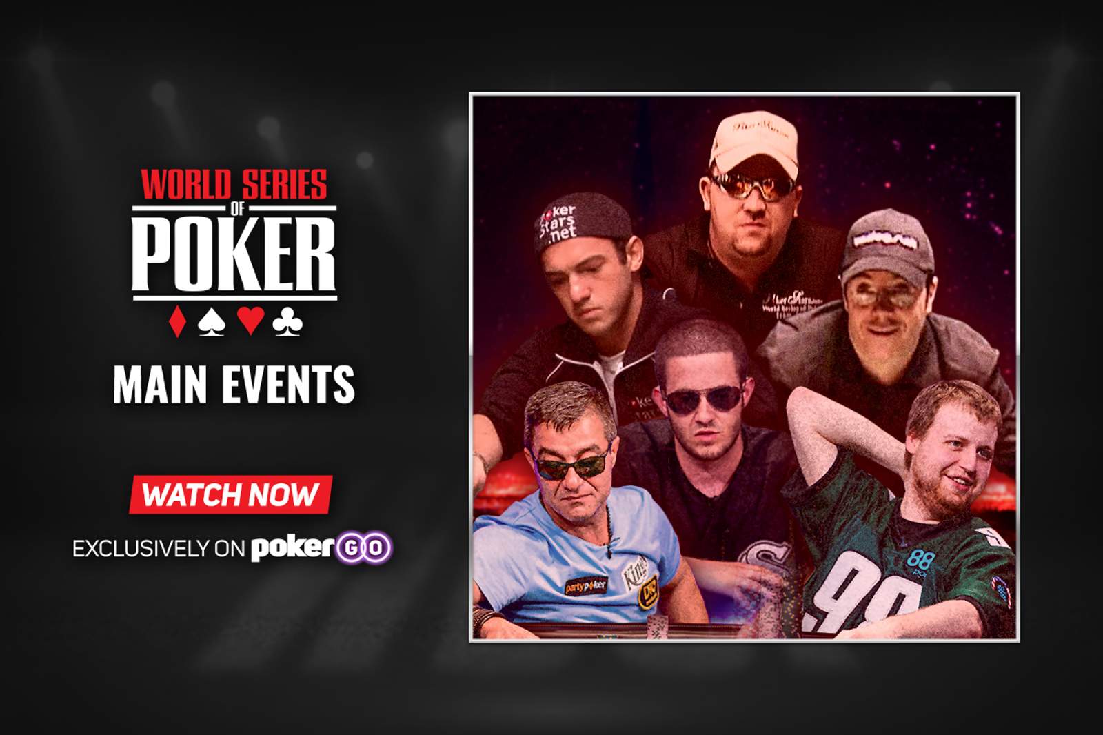 Watch the Entire WSOP Main Event Collection on PokerGO